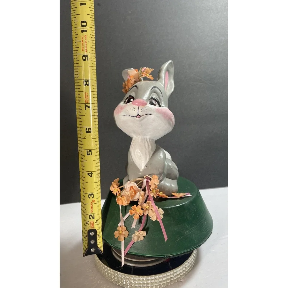 Bunny Rabbit Music Box Based‎ Off Of 1988 Disney Thumper Not Marked